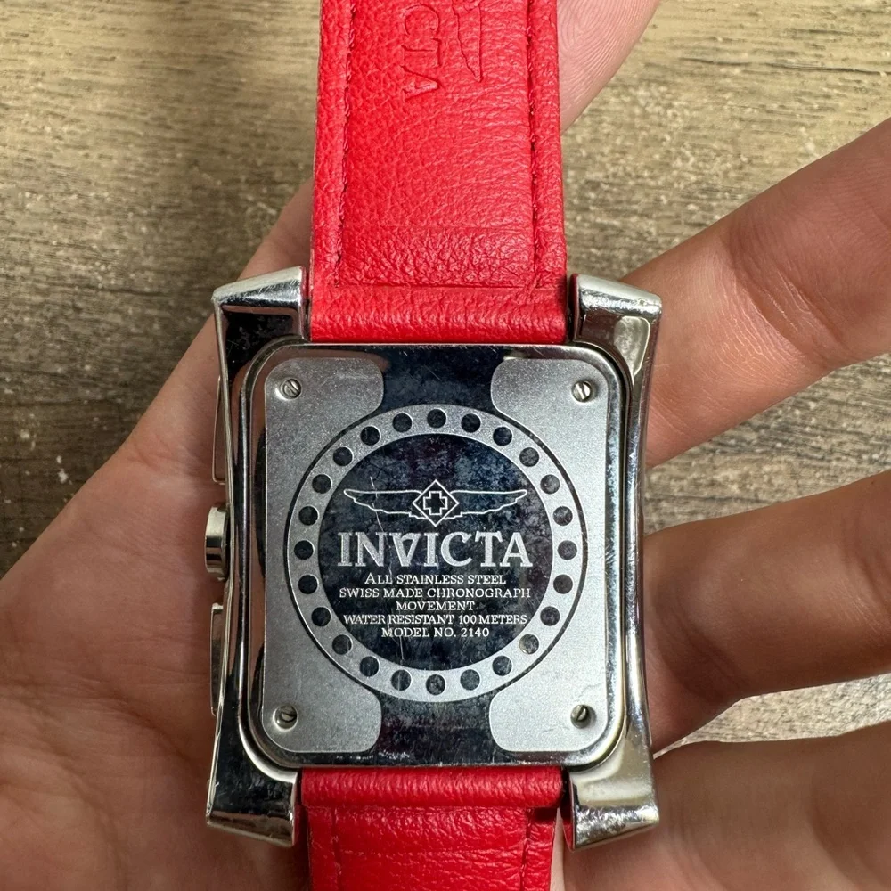 Mint INVICTA TESSIO SWISS CHRONOGRAPH CURVE MODEL‎ 2140 40MM MENS Works